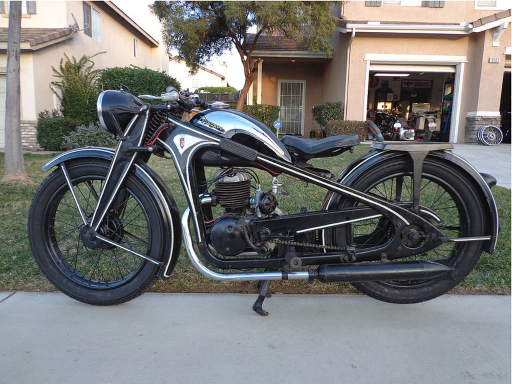 1939 Zundapp DBK250 #89 — Vintage German Motorcycles